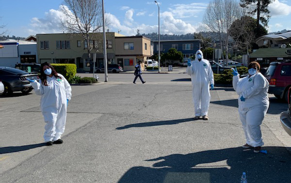 BFHP Staff in protective gear